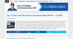 Desktop Screenshot of corbinlinks.com